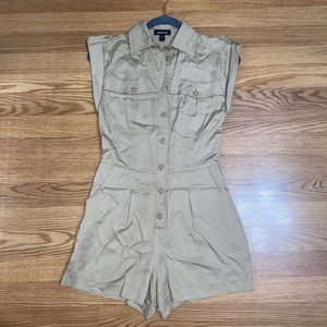 Bebe Tan Romper Size 0